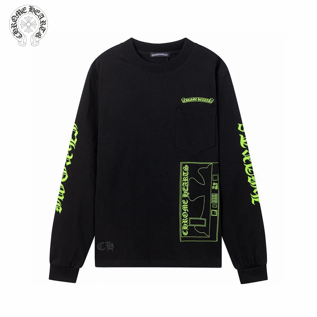 【CHROME HEARTS 公式旗艦店】クロムハーツ  丸首の衛衣  スウェットご好評に付き再入荷！241217