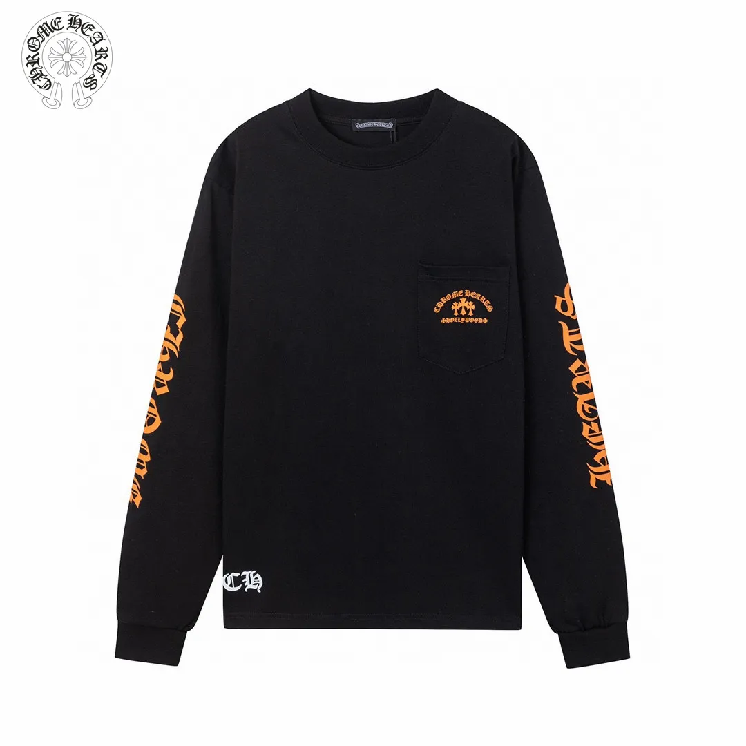 【CHROME HEARTS 公式旗艦店】クロムハーツ  丸首の衛衣  スウェットご好評に付き再入荷！241217