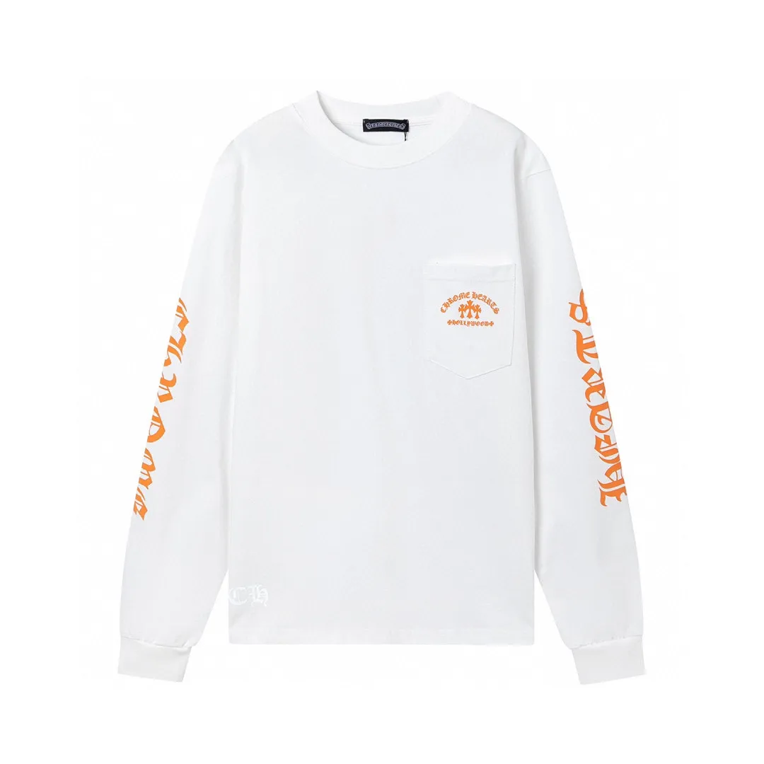 【CHROME HEARTS 公式旗艦店】クロムハーツ  丸首の衛衣  スウェットご好評に付き再入荷！241217