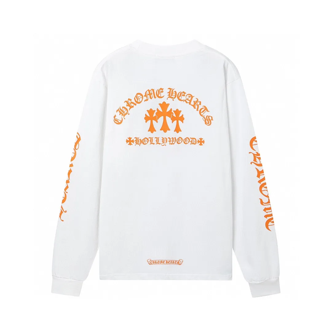 【CHROME HEARTS 公式旗艦店】クロムハーツ  丸首の衛衣  スウェットご好評に付き再入荷！241217