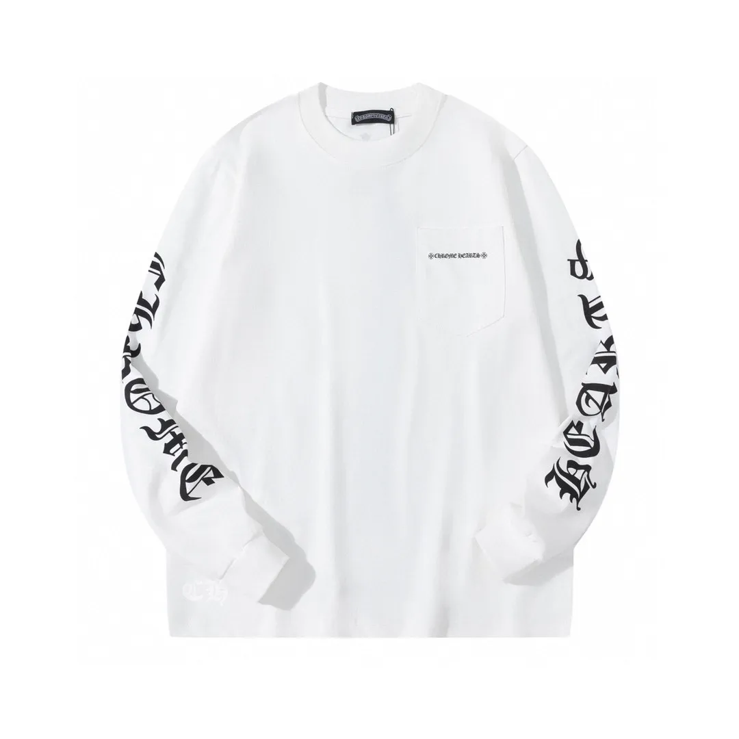 【CHROME HEARTS 公式旗艦店】クロムハーツ  丸首の衛衣  スウェットご好評に付き再入荷！241217