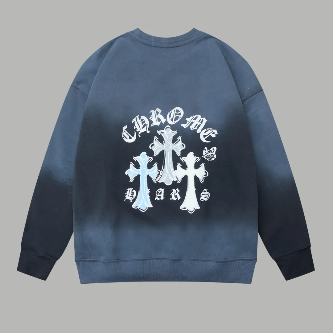 【CHROME HEARTS 公式旗艦店】クロムハーツ  丸首の衛衣 スウェット ご好評に付き再入荷241114