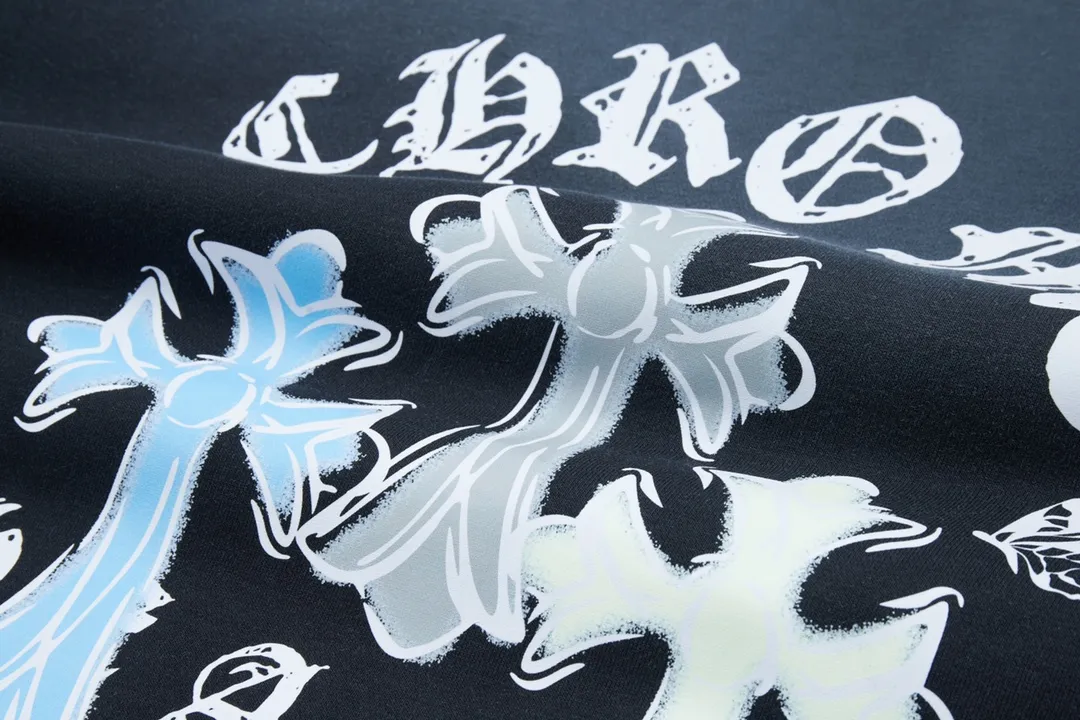 【CHROME HEARTS 公式旗艦店】クロムハーツ  丸首の衛衣 スウェット ご好評に付き再入荷241114