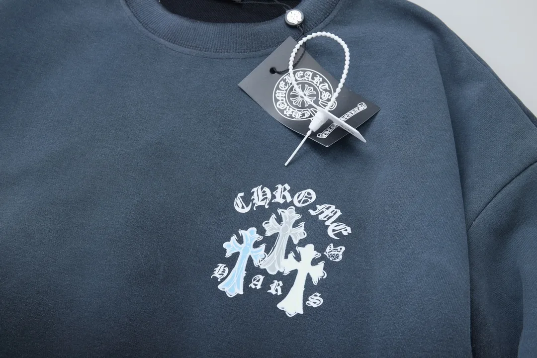 【CHROME HEARTS 公式旗艦店】クロムハーツ  丸首の衛衣 スウェット ご好評に付き再入荷241114