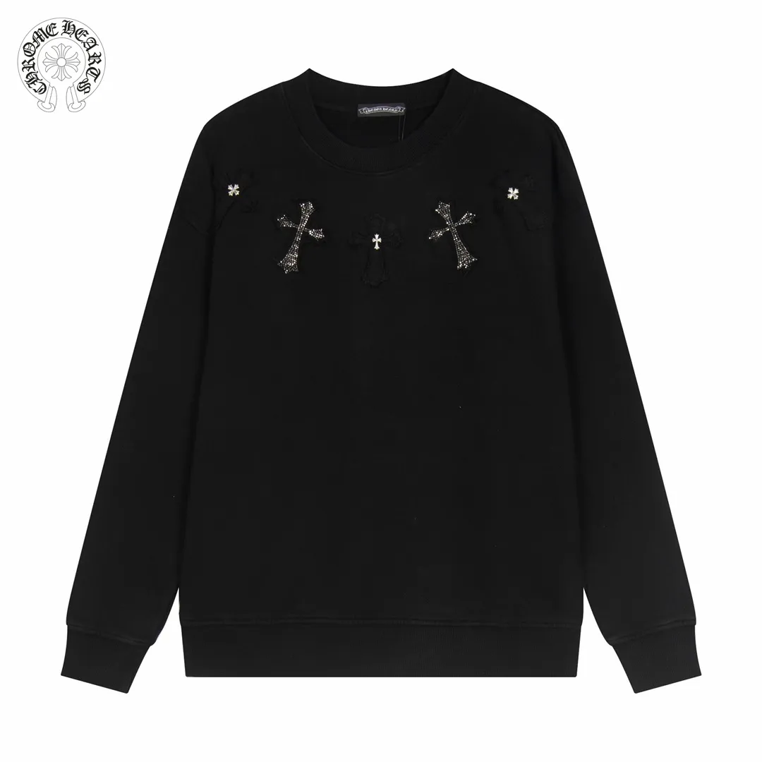 【CHROME HEARTS 公式旗艦店】クロムハーツ  丸首の衛衣 スウェット ご好評に付き再入荷241114