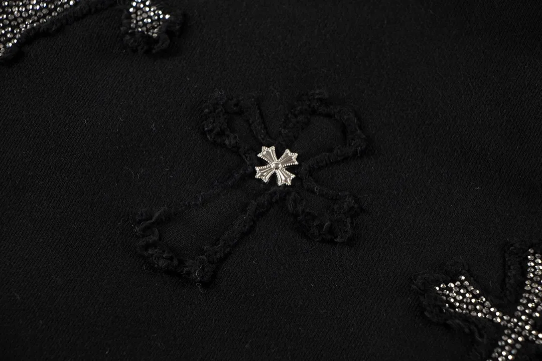 【CHROME HEARTS 公式旗艦店】クロムハーツ  丸首の衛衣 スウェット ご好評に付き再入荷241114