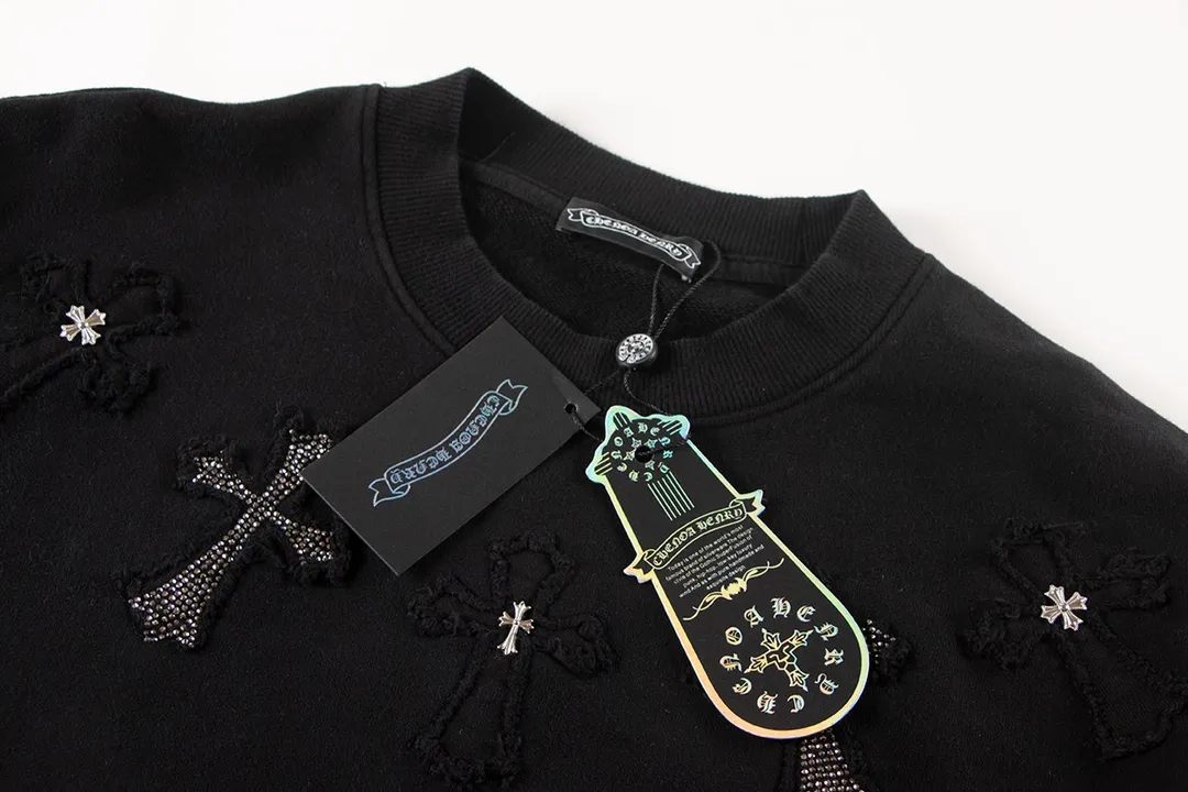 【CHROME HEARTS 公式旗艦店】クロムハーツ  丸首の衛衣 スウェット ご好評に付き再入荷241114