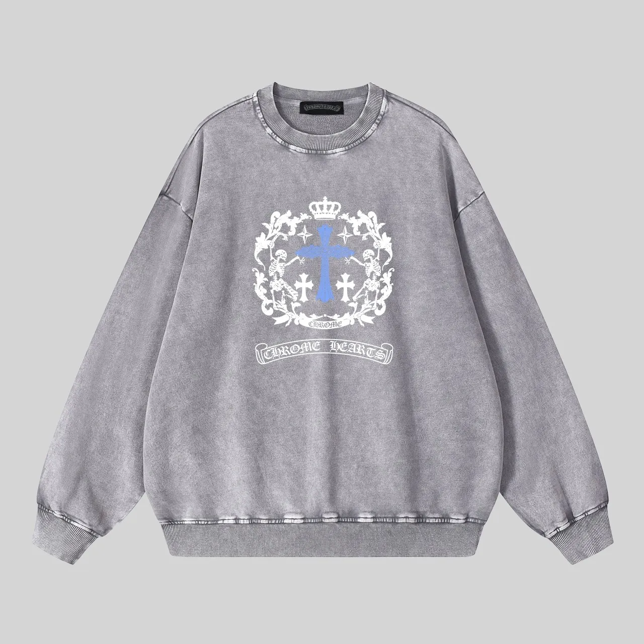 【CHROME HEARTS 公式旗艦店】クロムハーツ  丸首の衛衣  スウェットご好評に付き再入荷  241025