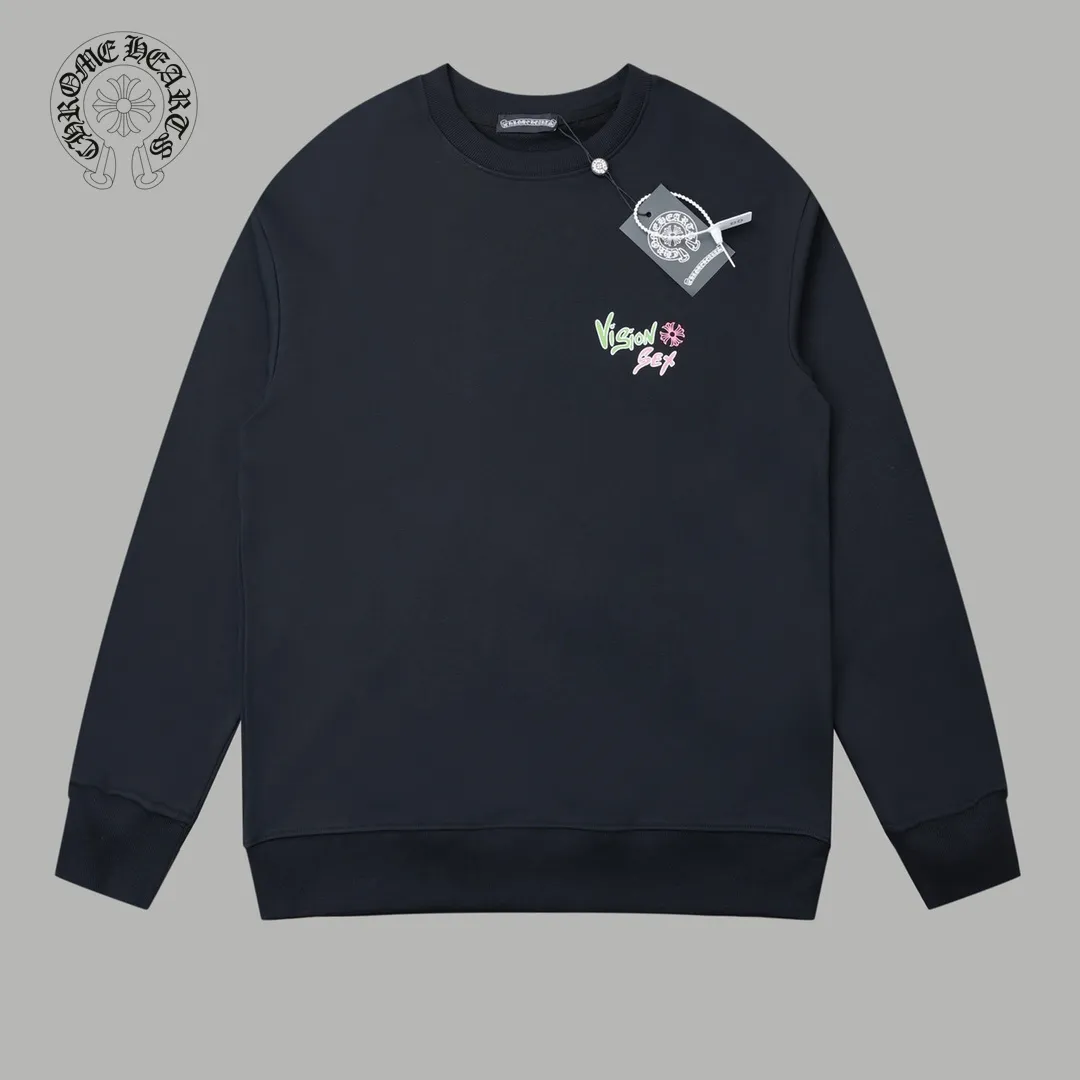 【CHROME HEARTS 公式旗艦店】クロムハーツ  丸首の衛衣 スウェット ご好評に付き再入荷240829