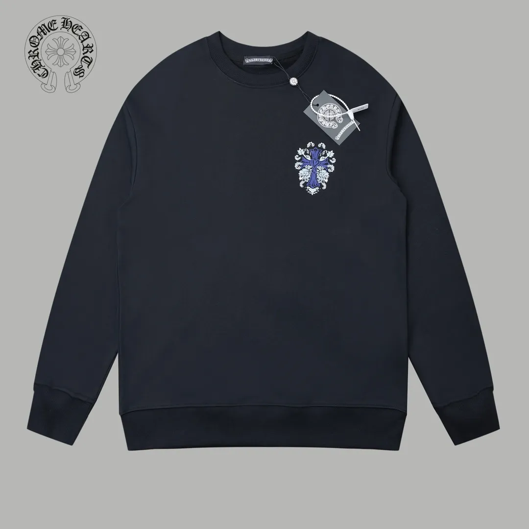【CHROME HEARTS 公式旗艦店】クロムハーツ  丸首の衛衣 スウェット ご好評に付き再入荷240829