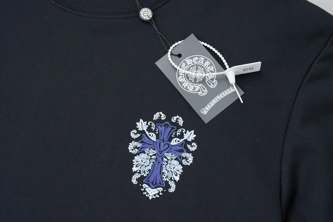 【CHROME HEARTS 公式旗艦店】クロムハーツ  丸首の衛衣 スウェット ご好評に付き再入荷240829