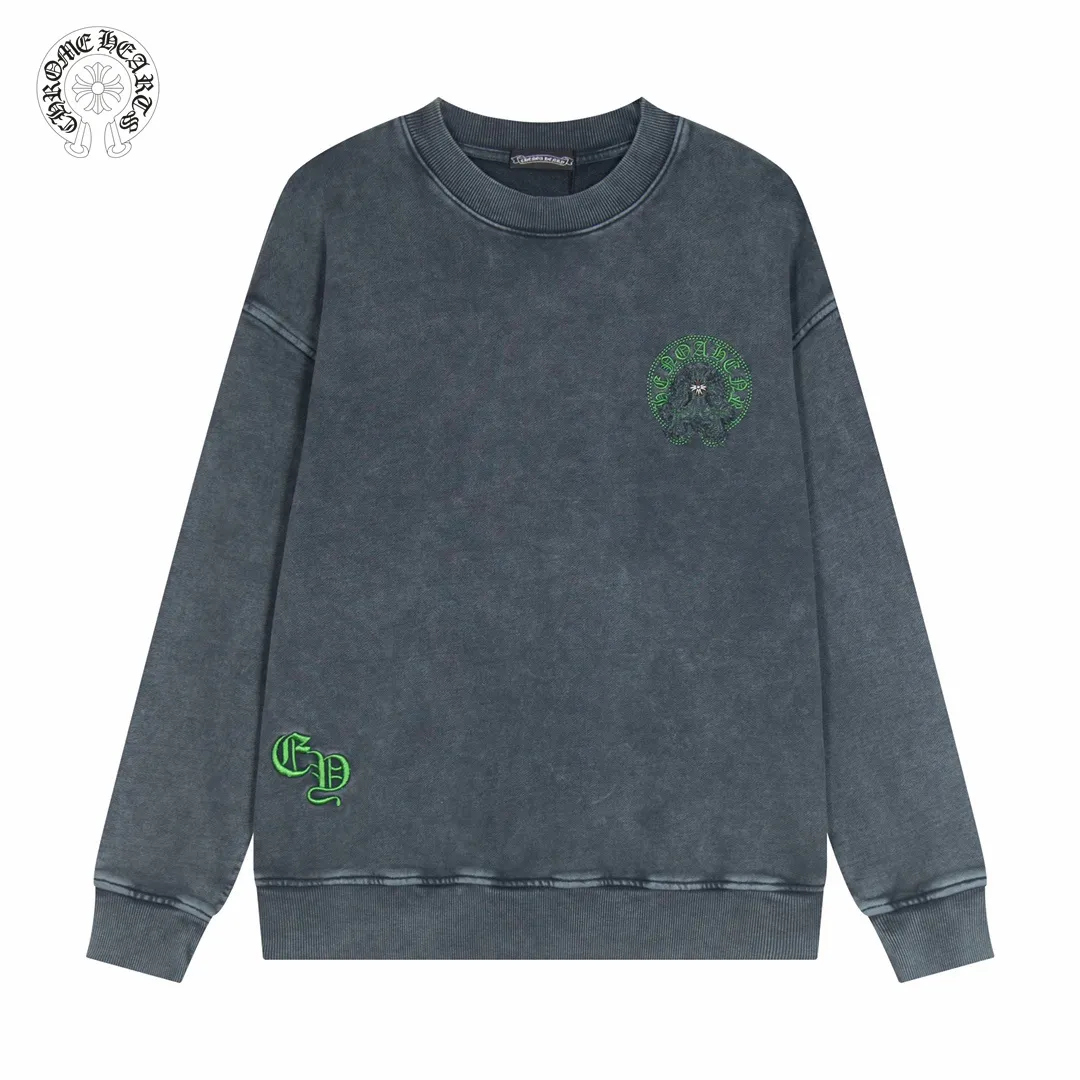 【CHROME HEARTS 公式旗艦店】クロムハーツ  丸首の衛衣  スウェットご好評に付き再入荷 240809