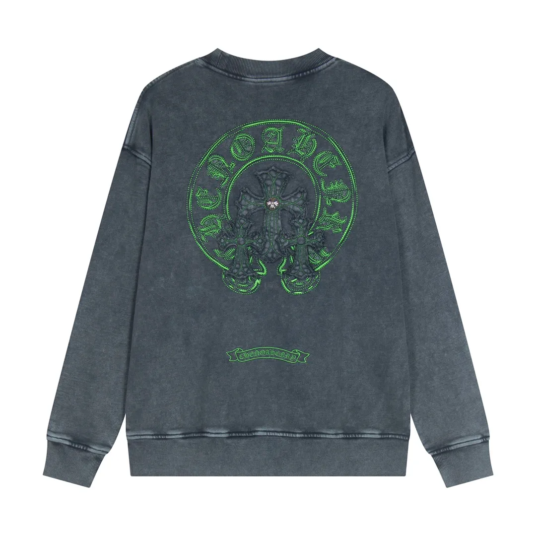 【CHROME HEARTS 公式旗艦店】クロムハーツ  丸首の衛衣  スウェットご好評に付き再入荷 240809