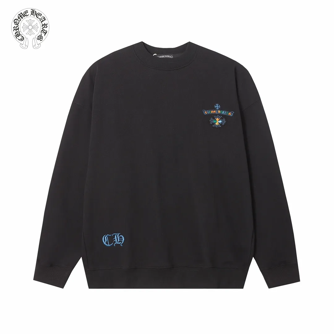 【CHROME HEARTS 公式旗艦店】クロムハーツ  丸首の衛衣  スウェットご好評に付き再入荷 240809