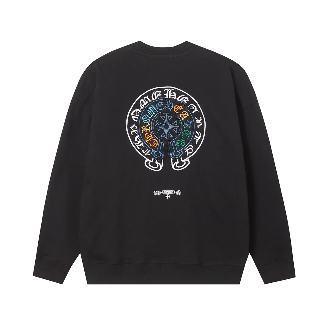 【CHROME HEARTS 公式旗艦店】クロムハーツ  丸首の衛衣  スウェットご好評に付き再入荷 240809