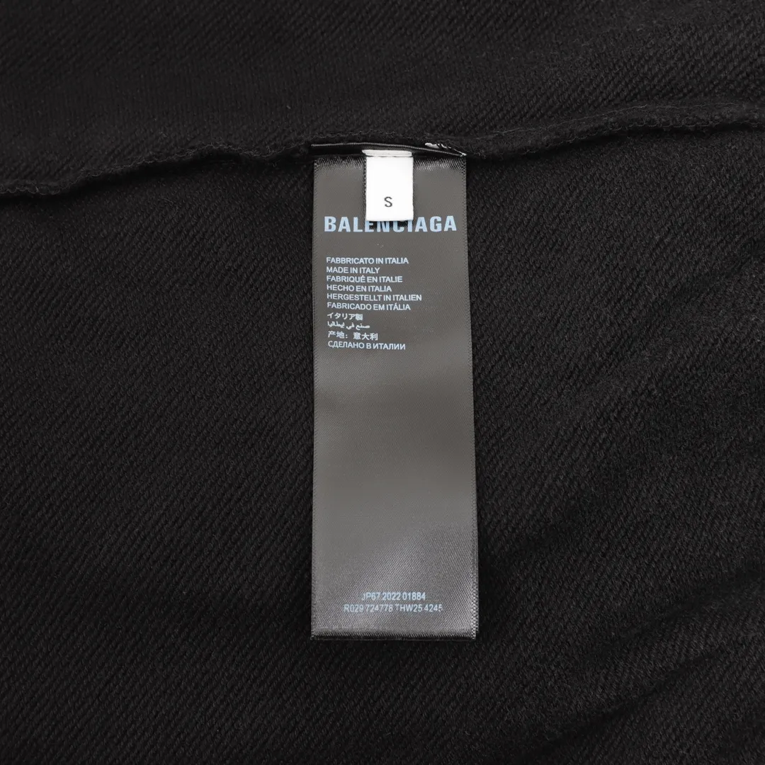 【BALENCIAGA 公式旗艦店】バレンシアガ 丸首の衛衣 スウェット ご好評に付き再入荷！241127