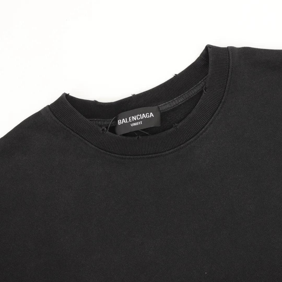 【BALENCIAGA 公式旗艦店】バレンシアガ 丸首の衛衣 スウェット ご好評に付き再入荷！241120