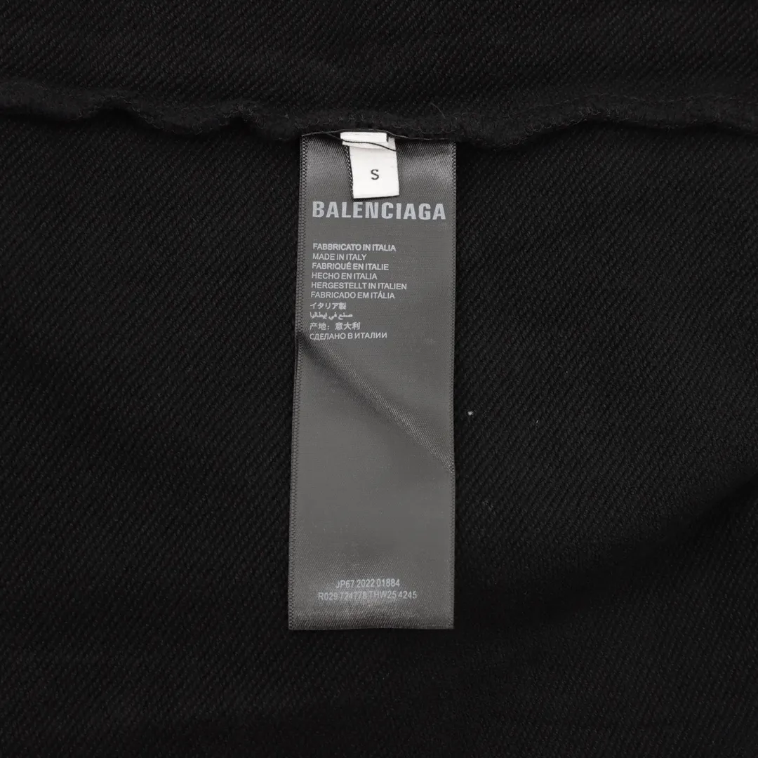 【BALENCIAGA 公式旗艦店】バレンシアガ 丸首の衛衣 スウェット ご好評に付き再入荷！241120