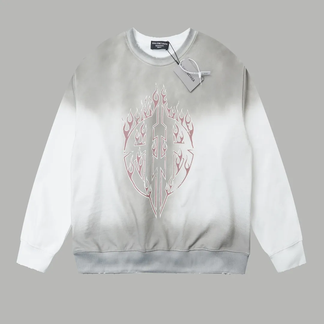 【BALENCIAGA 公式旗艦店】バレンシアガ 丸首の衛衣 スウェット ご好評に付き再入荷！241120