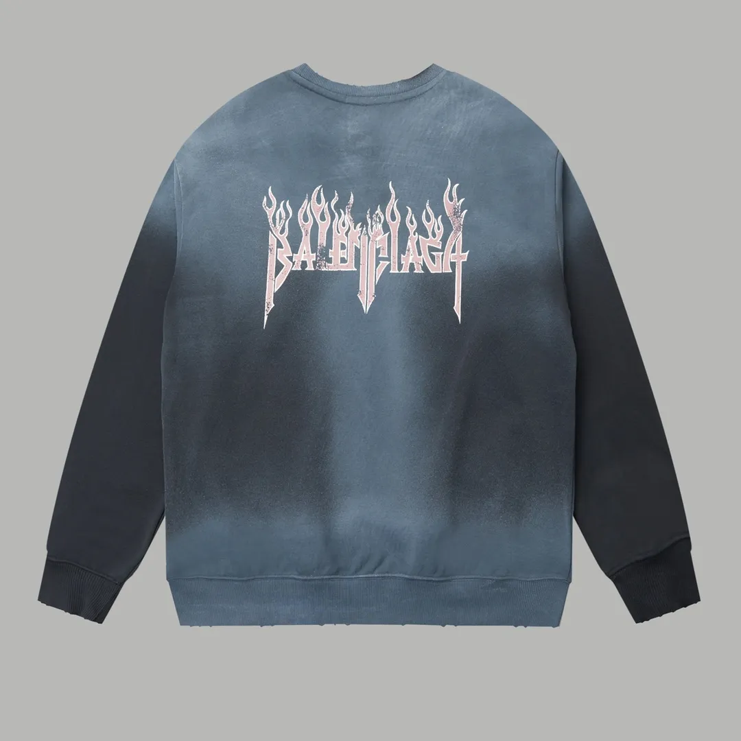【BALENCIAGA 公式旗艦店】バレンシアガ 丸首の衛衣 スウェット ご好評に付き再入荷！241120