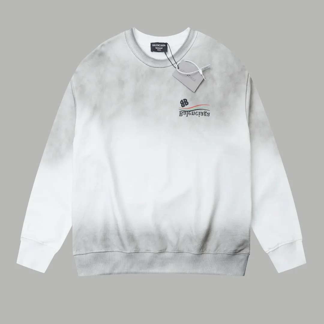 【BALENCIAGA 公式旗艦店】バレンシアガ 丸首の衛衣 スウェット ご好評に付き再入荷！241120