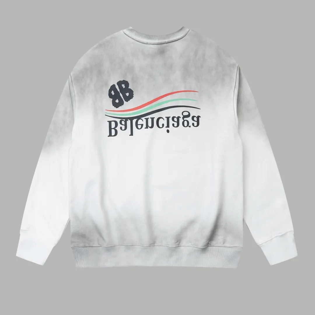 【BALENCIAGA 公式旗艦店】バレンシアガ 丸首の衛衣 スウェット ご好評に付き再入荷！241120