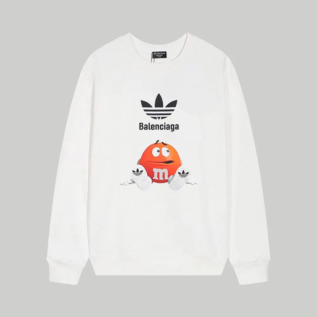 【BALENCIAGA 公式旗艦店】バレンシアガ 丸首の衛衣 スウェット ご好評に付き再入荷 240809