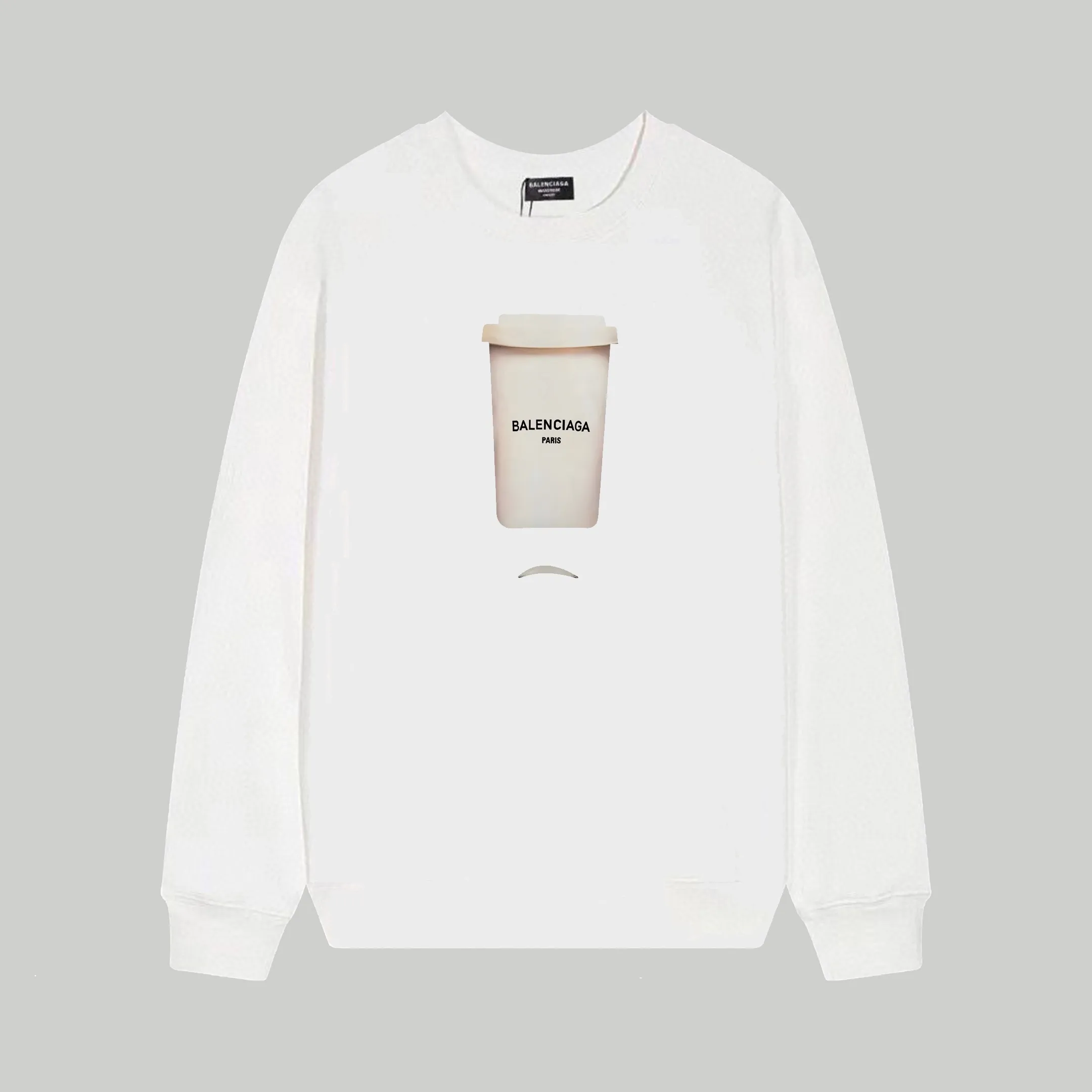 【BALENCIAGA 公式旗艦店】バレンシアガ 丸首の衛衣 スウェット ご好評に付き再入荷 240809