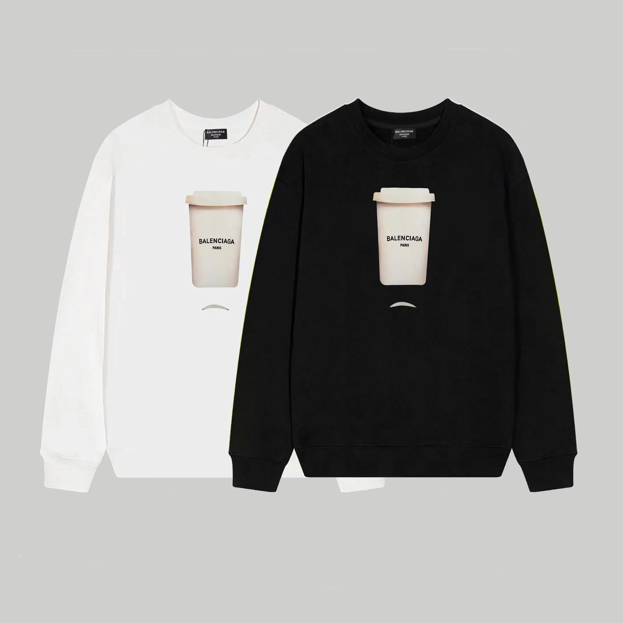 【BALENCIAGA 公式旗艦店】バレンシアガ 丸首の衛衣 スウェット ご好評に付き再入荷 240809