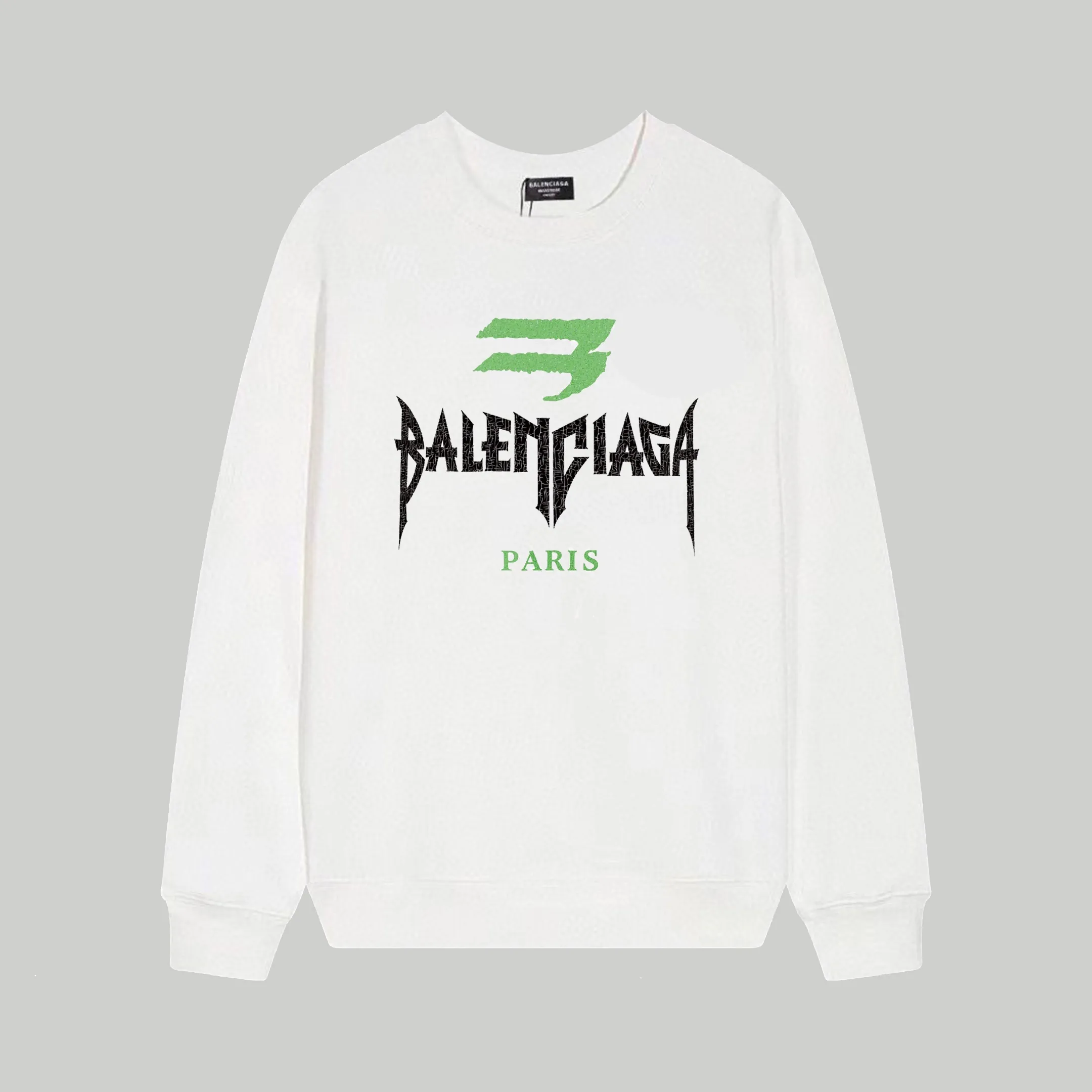 【BALENCIAGA 公式旗艦店】バレンシアガ 丸首の衛衣 スウェット ご好評に付き再入荷 240809