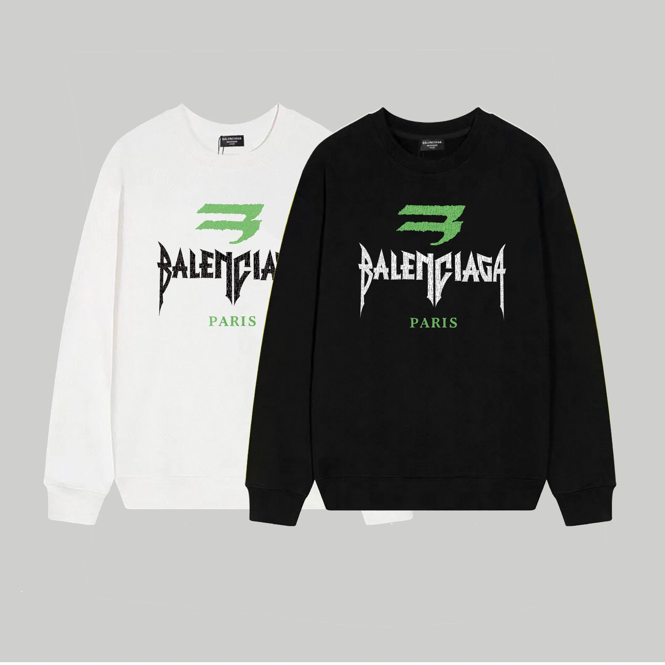 【BALENCIAGA 公式旗艦店】バレンシアガ 丸首の衛衣 スウェット ご好評に付き再入荷 240809