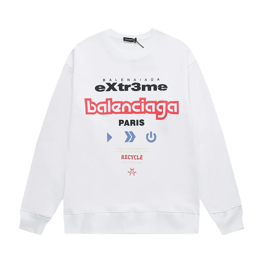 【BALENCIAGA 公式旗艦店】バレンシアガ 丸首の衛衣 スウェット ご好評に付き再入荷 240809