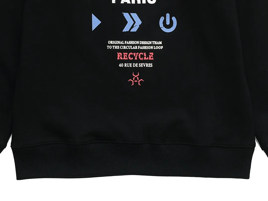 【BALENCIAGA 公式旗艦店】バレンシアガ 丸首の衛衣 スウェット ご好評に付き再入荷 240809