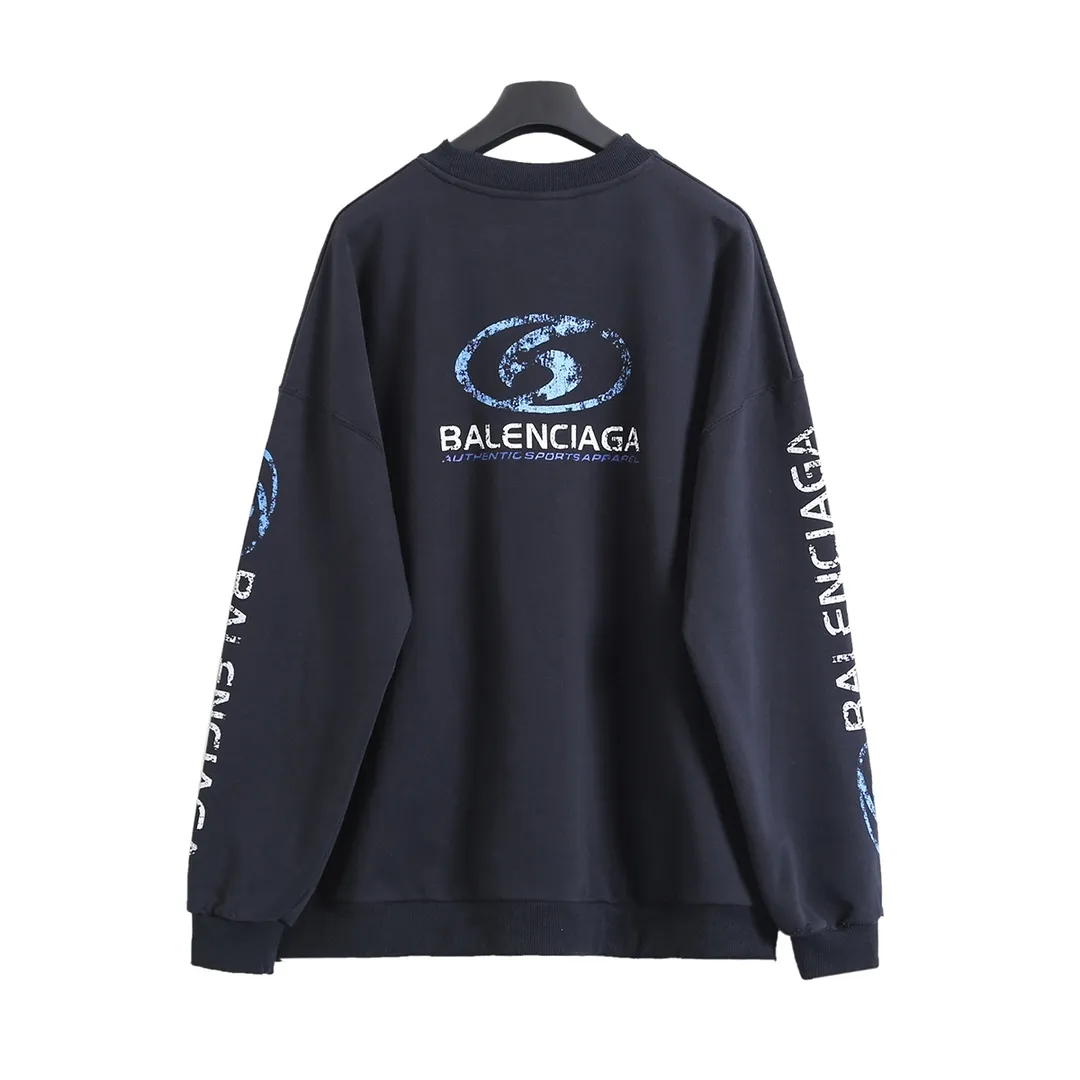 【BALENCIAGA 公式旗艦店】バレンシアガ 丸首の衛衣 スウェット ご好評に付き再入荷！