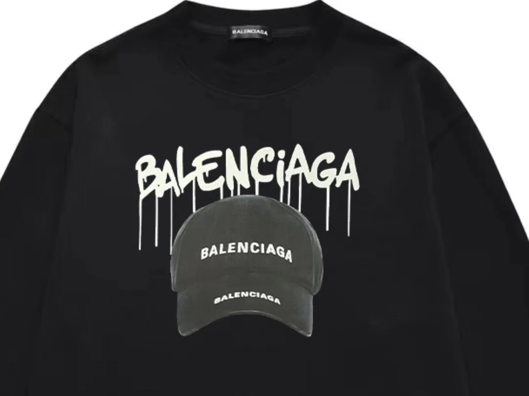 【BALENCIAGA 公式旗艦店】バレンシアガ 丸首の衛衣 スウェット ご好評に付き再入荷！