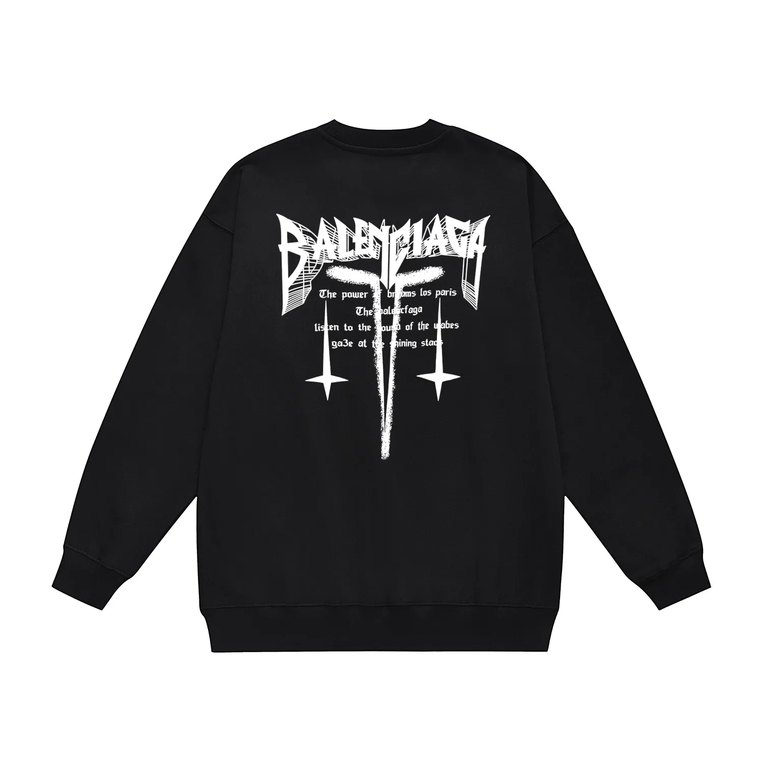【BALENCIAGA 公式旗艦店】バレンシアガ 丸首の衛衣 スウェット ご好評に付き再入荷！