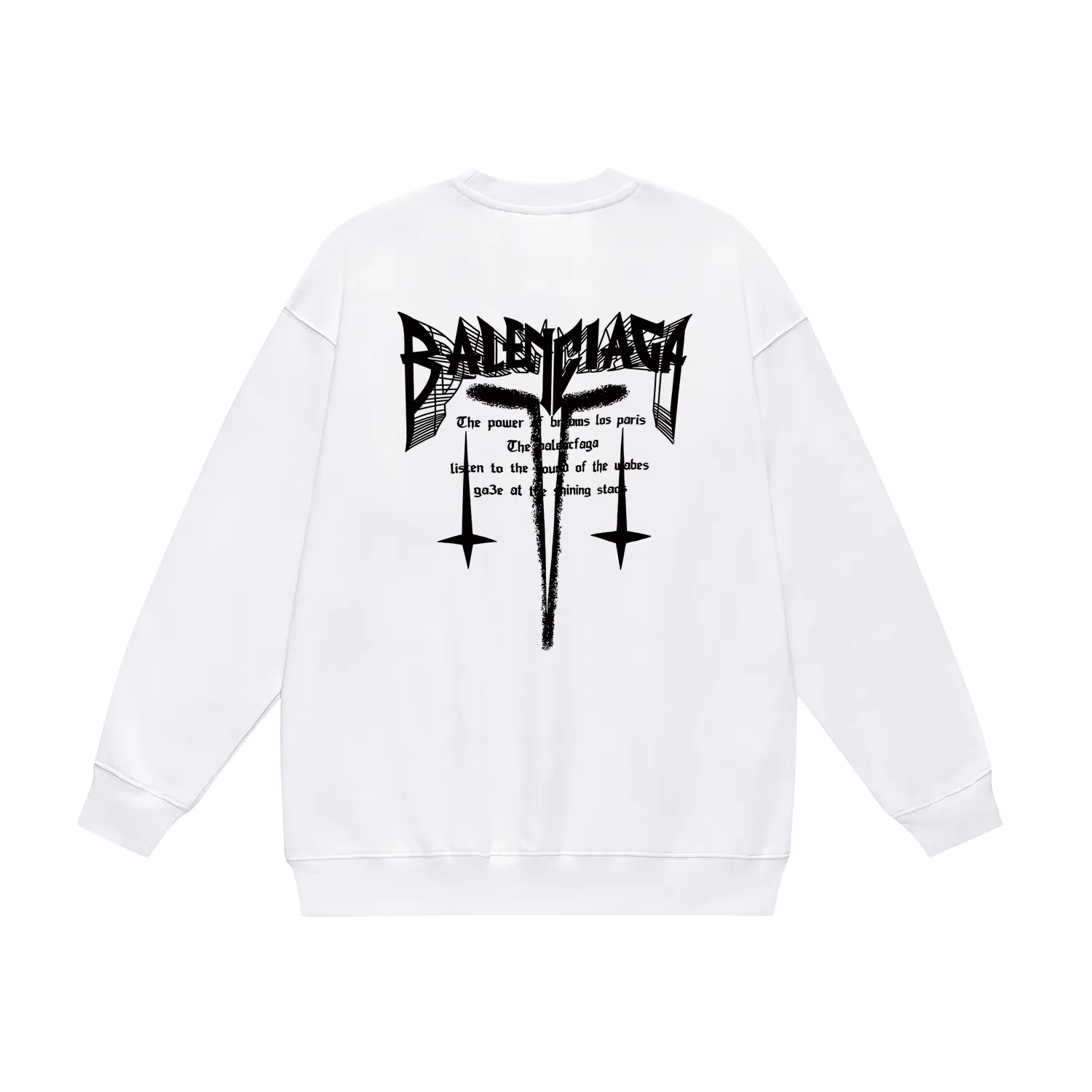 【BALENCIAGA 公式旗艦店】バレンシアガ 丸首の衛衣 スウェット ご好評に付き再入荷！