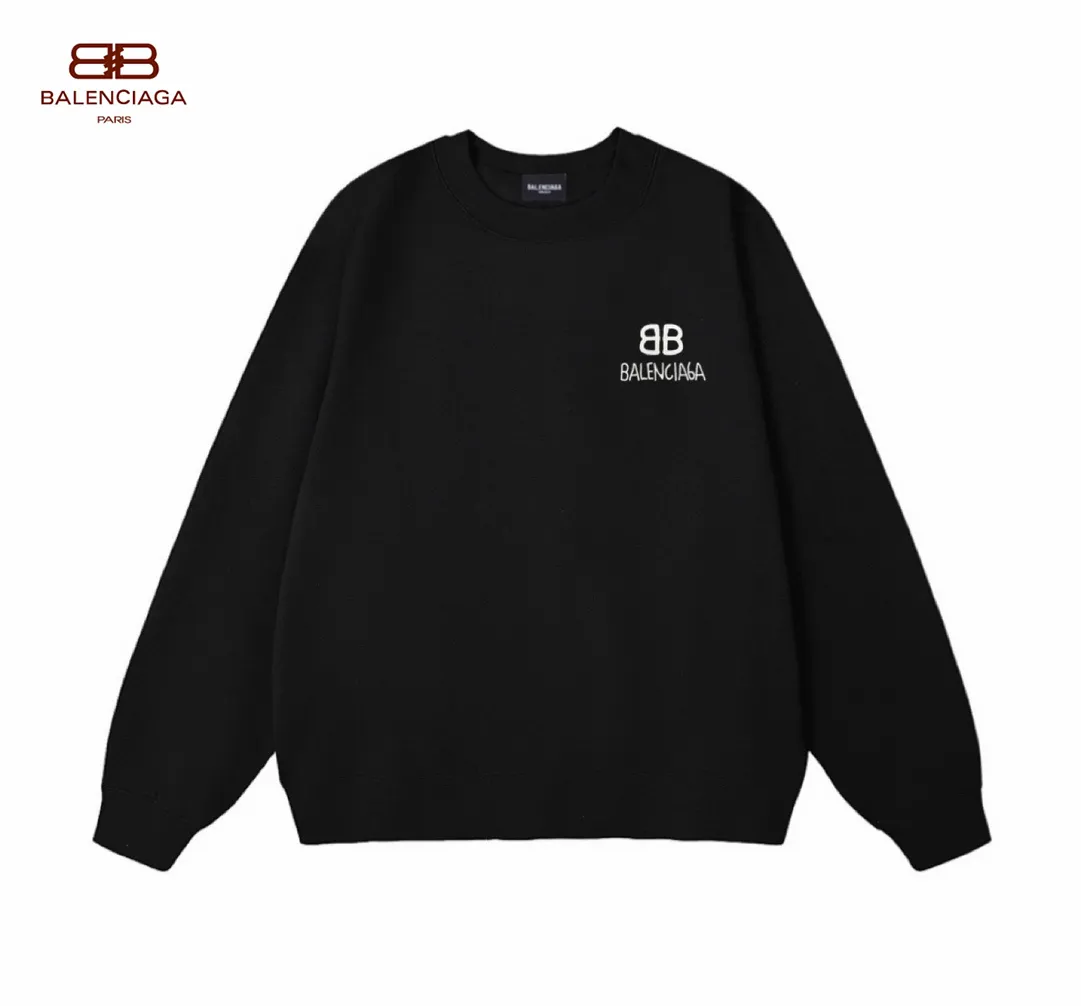 【BALENCIAGA  公式旗艦店】バレンシアガ  丸首の衛衣 スウェットご好評に付き再入荷！