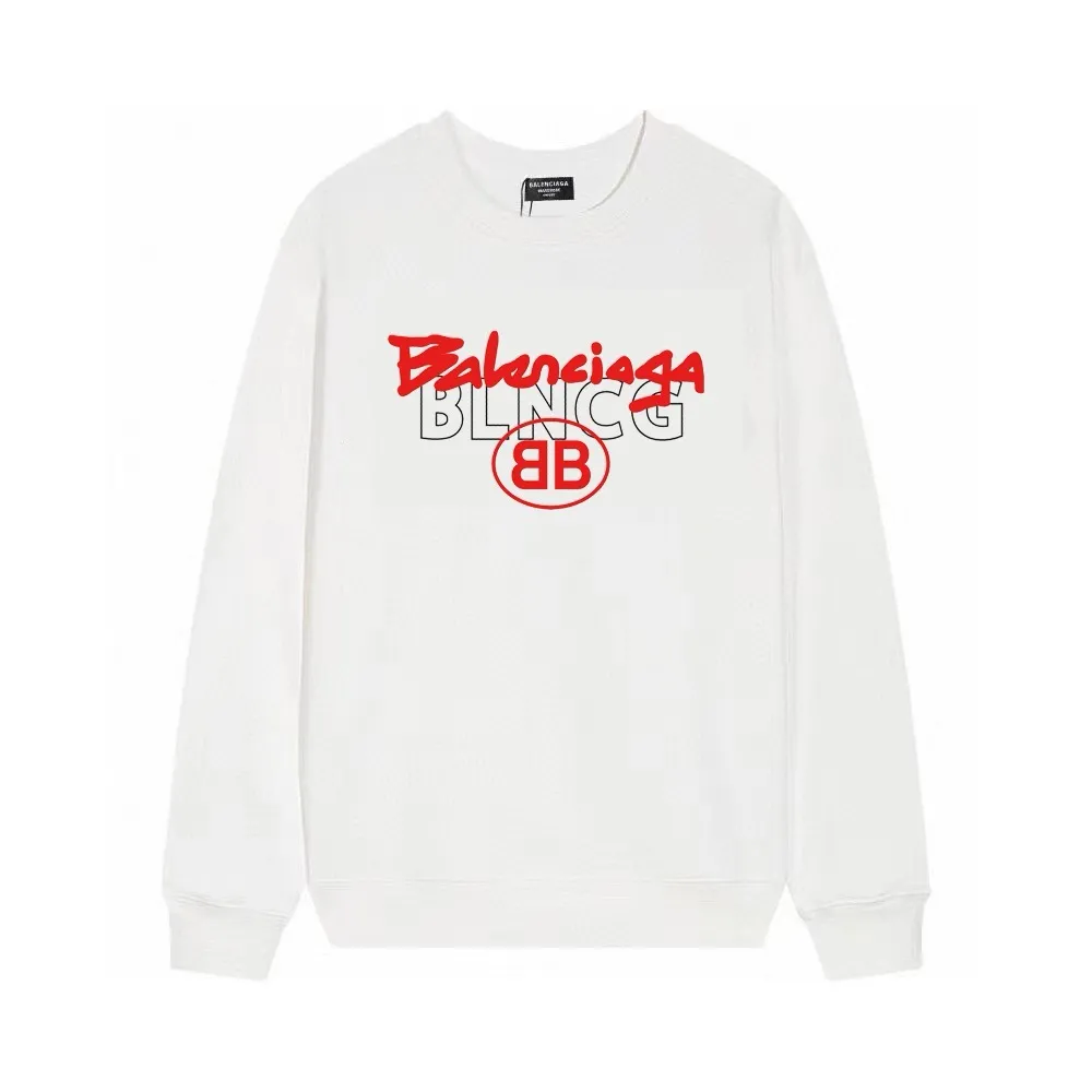 【BALENCIAGA 公式旗艦店】バレンシアガ 丸首の衛衣 スウェット ご好評に付き再入荷！