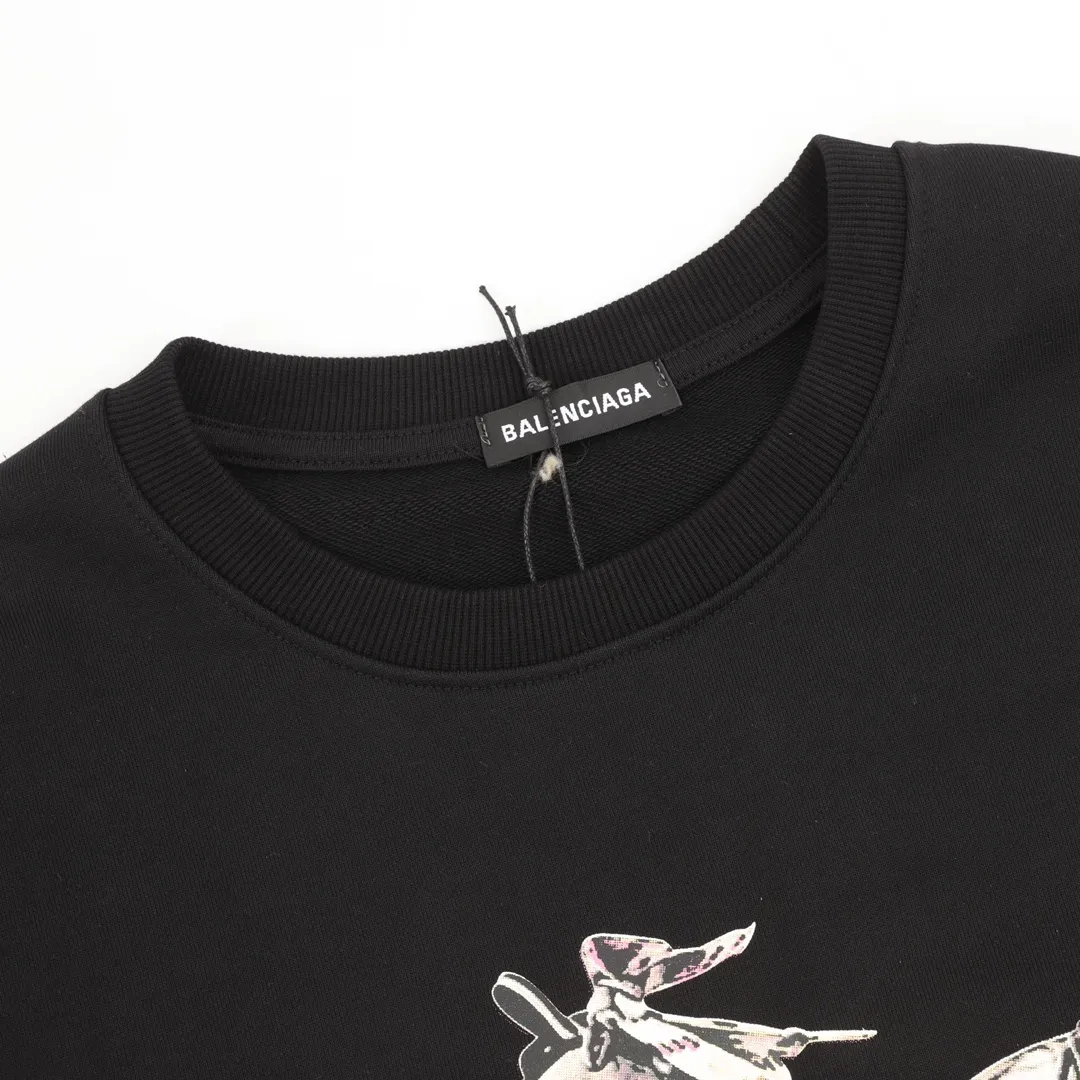 【BALENCIAGA 公式旗艦店】バレンシアガ 丸首の衛衣 スウェット ご好評に付き再入荷！