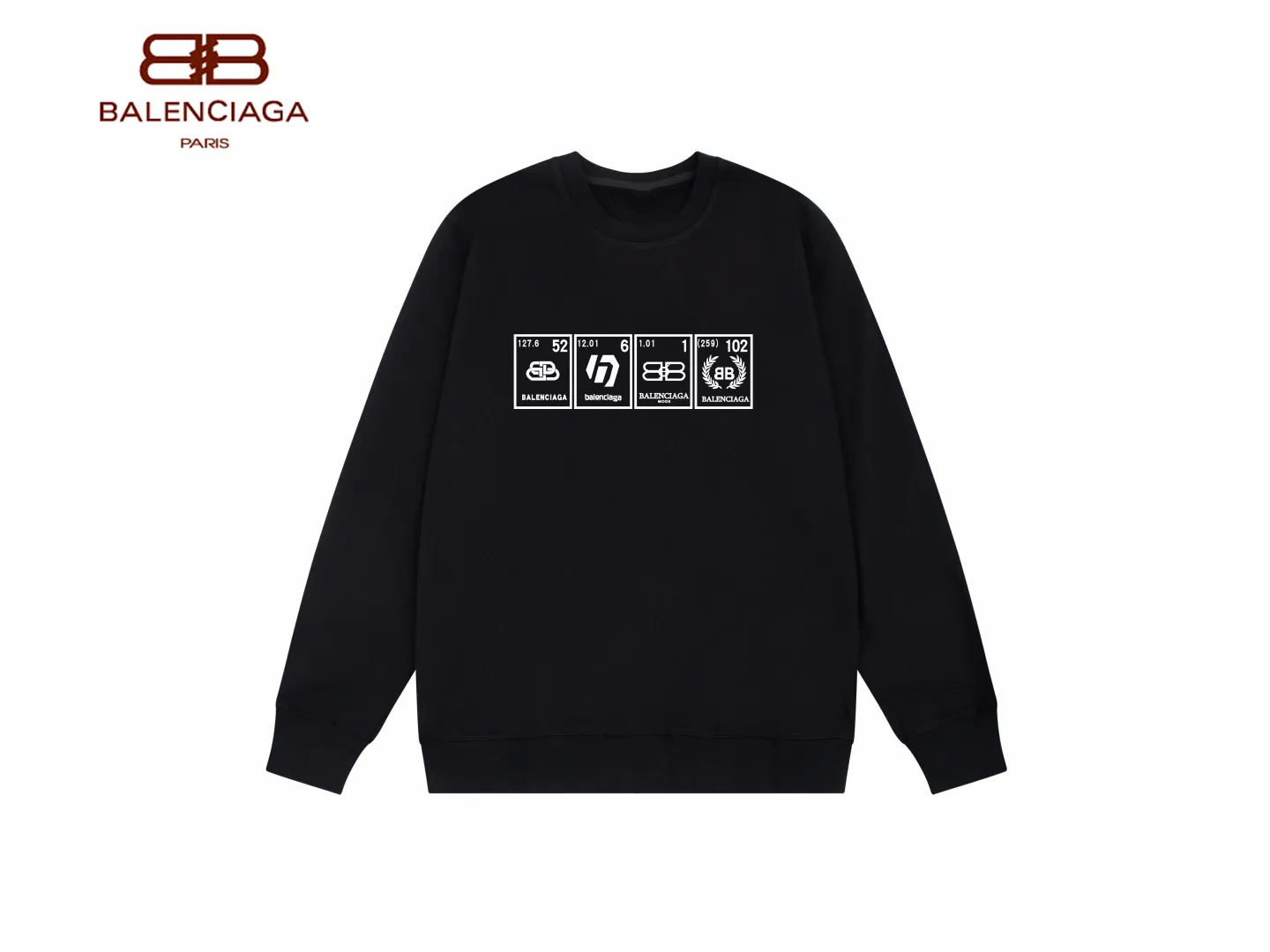 【BALENCIAGA 公式旗艦店】バレンシアガ 丸首の衛衣 スウェット ご好評に付き再入荷！