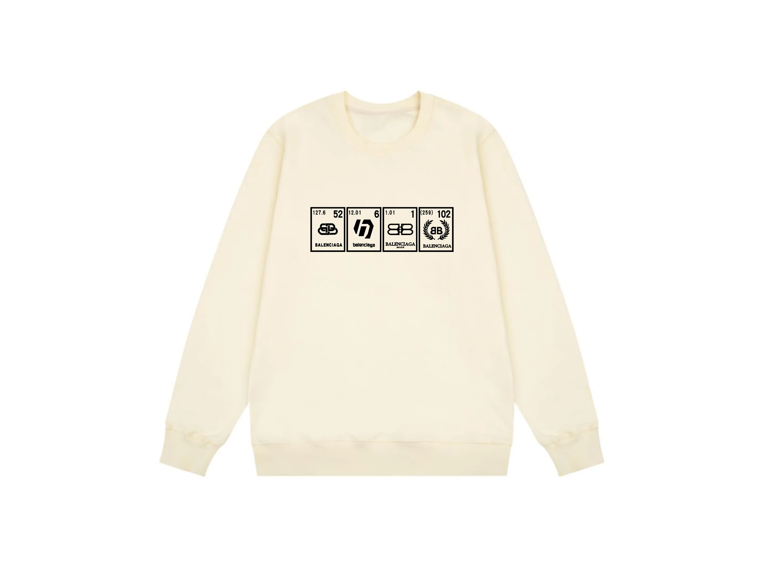 【BALENCIAGA 公式旗艦店】バレンシアガ 丸首の衛衣 スウェット ご好評に付き再入荷！