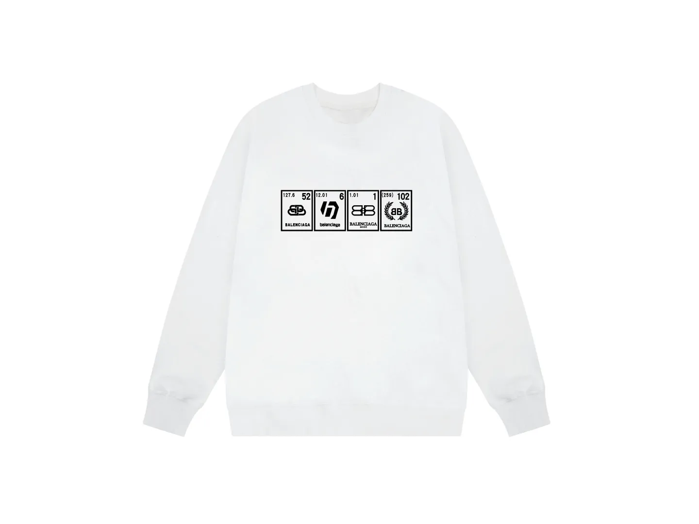 【BALENCIAGA 公式旗艦店】バレンシアガ 丸首の衛衣 スウェット ご好評に付き再入荷！