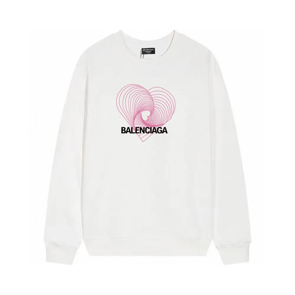【BALENCIAGA 公式旗艦店】バレンシアガ 丸首の衛衣 スウェット ご好評に付き再入荷！