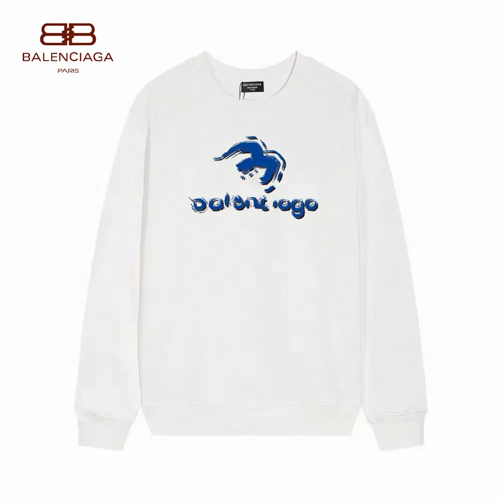 【BALENCIAGA 公式旗艦店】バレンシアガ 丸首の衛衣 スウェット ご好評に付き再入荷！
