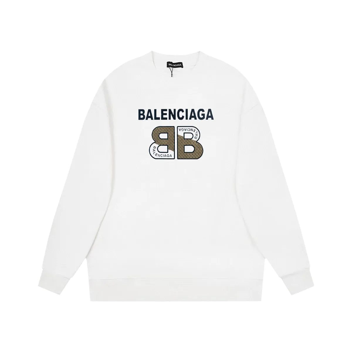 【BALENCIAGA 公式旗艦店】バレンシアガ 丸首の衛衣 スウェット ご好評に付き再入荷！