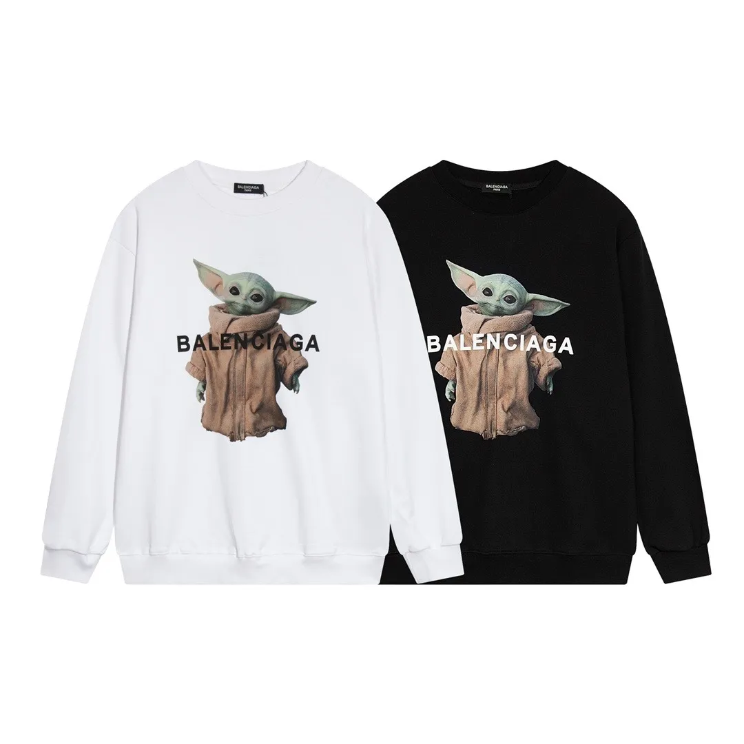 【BALENCIAGA 公式旗艦店】バレンシアガ 丸首の衛衣 スウェット ご好評に付き再入荷！