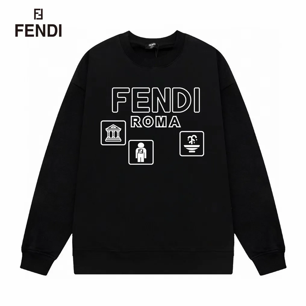 【FENDI 公式旗艦店】フェンディ  丸首の衛衣 スウェットご好評に付き再入荷！250110