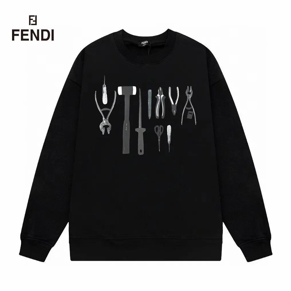 【FENDI  公式旗艦店】フェンディ丸首の衛衣 スウェット ご好評に付き再入荷！241211