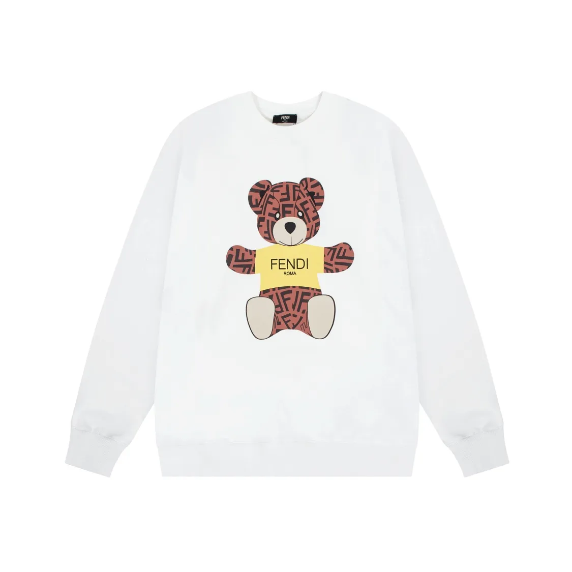 【FENDI  公式旗艦店】フェンディ  丸首の衛衣 スウェット ご好評に付き再入荷  240925